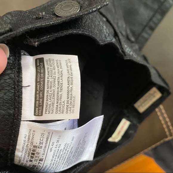 Levis Snakeskin Black Mile High Super Skinny Jeans - Picture 12 of 12